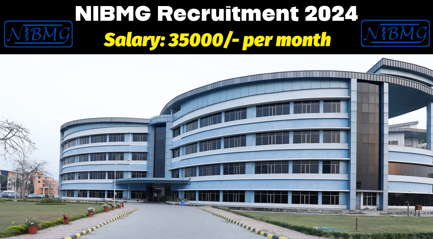 NIBMG Recruitment 2024