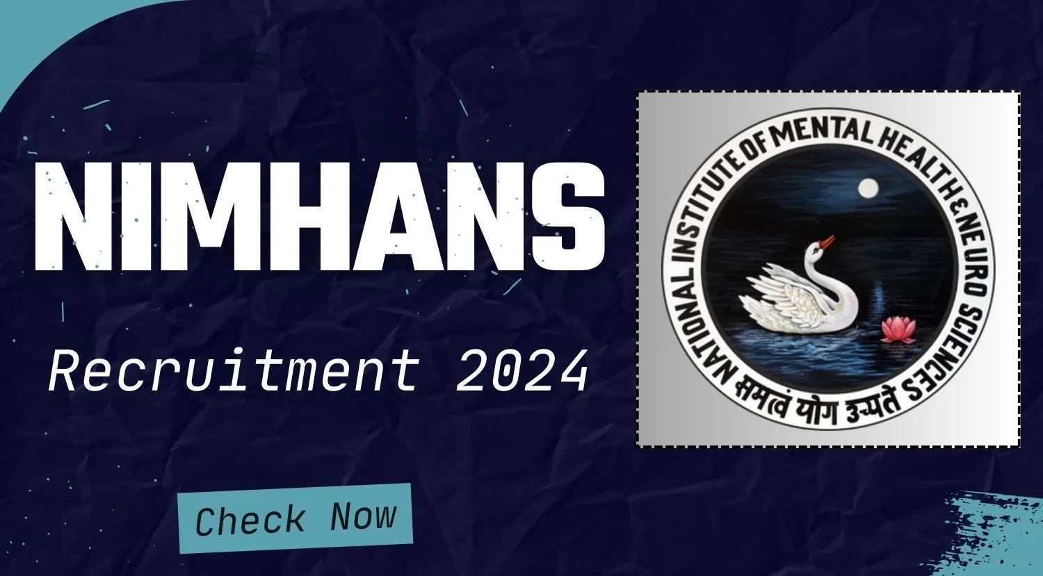 NIMHANS Bangalore Junior Statisticians Recruitment 2024
