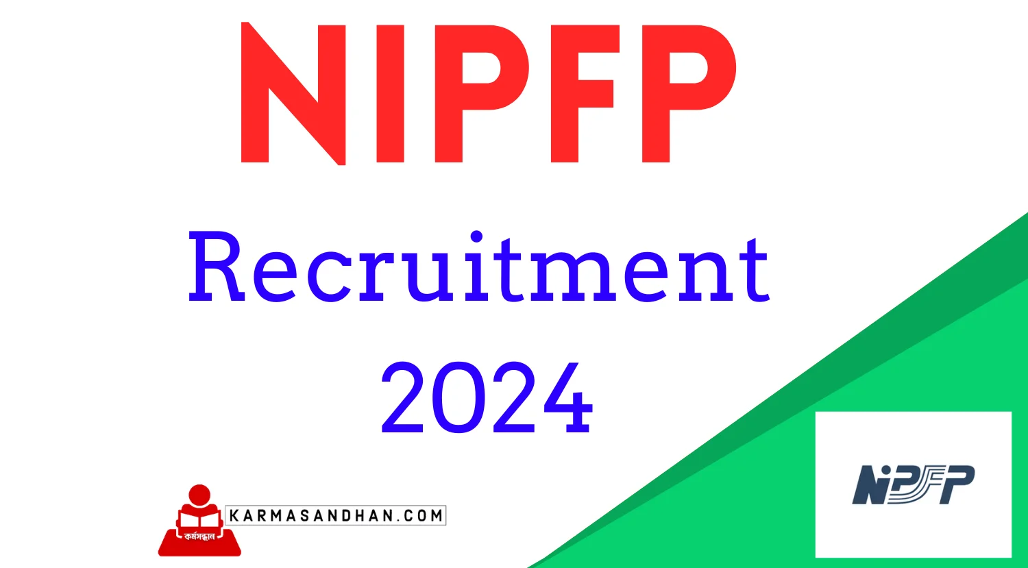 NIPFP Clerk Assistant Driver Others Recruitment 2024