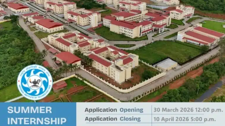 NIT Goa Summer Internship 2026 Notification Out for BTech, MSc, MBA and Other Students, Apply for SIP 2026 11 NIT Goa Summer Internship 2026