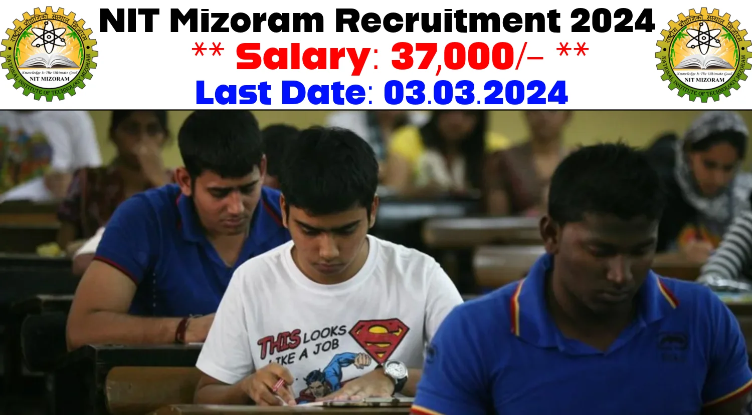 NIT Mizoram Recruitment 2024
