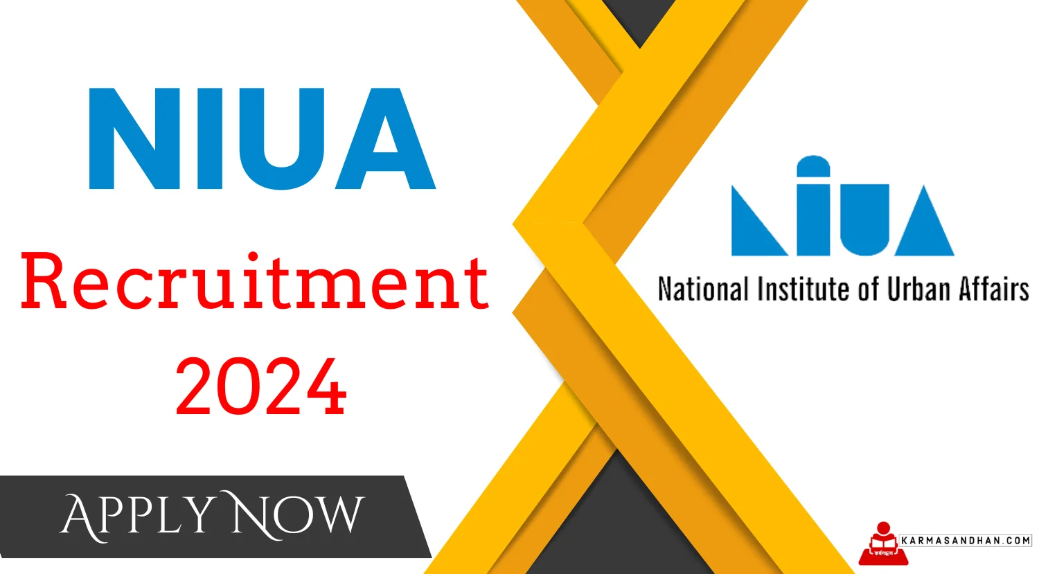 NIUA GIS Technical Expert Recruitment 2024