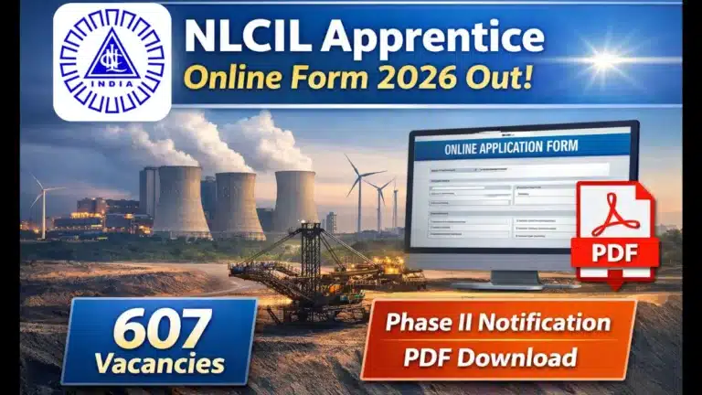 NLCIL Apprentice Online Form 2026 Out, 607 Vacancy, Phase II Notification PDF Download 8 NLCIL Apprentice Online Form 2026