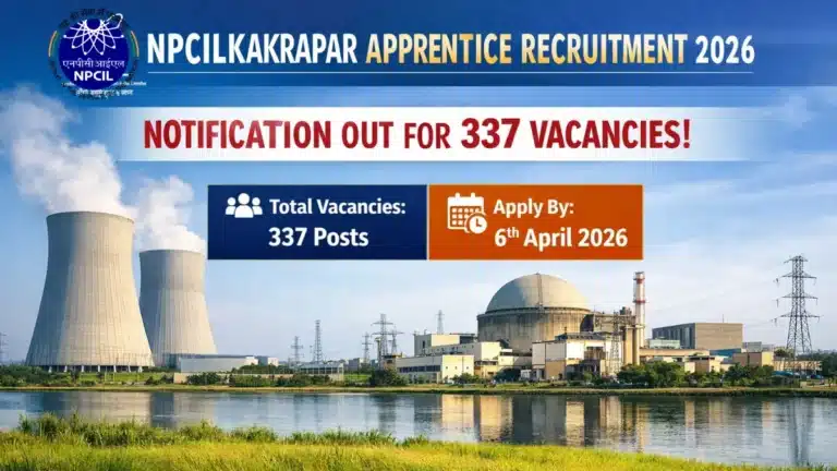 NPCIL Kakrapar Apprentice Recruitment 2026 Notification Out for 337 Vacancies, Apply by 6th April 10 NPCIL Kakrapar Apprentice Recruitment 2026