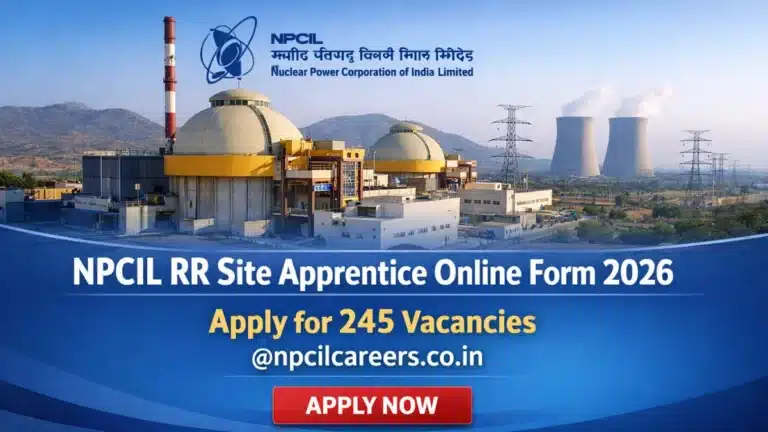 NPCIL RR Site Apprentice Online Form 2026, Apply for 245 Vacancies @npcilcareers.co.in 28 NPCIL RR Site Apprentice Online Form 2026