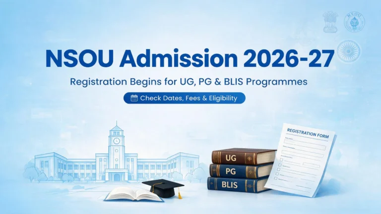 NSOU Admission 2026-27: Registration Begins for UG, PG & BLIS Programmes, Check Dates, Fees & Eligibility 40 NSOU Admission 2026-27