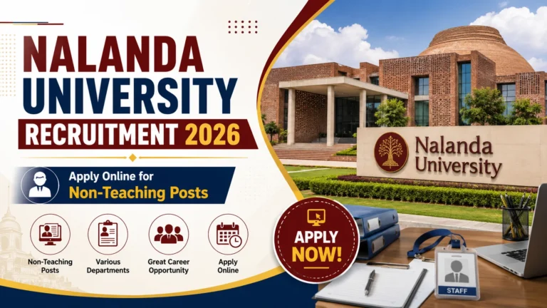 Nalanda University Recruitment 2026, Apply Online for Non-Teaching Posts 14 Nalanda University Recruitment 2026, Apply Online for Non-Teaching Posts
