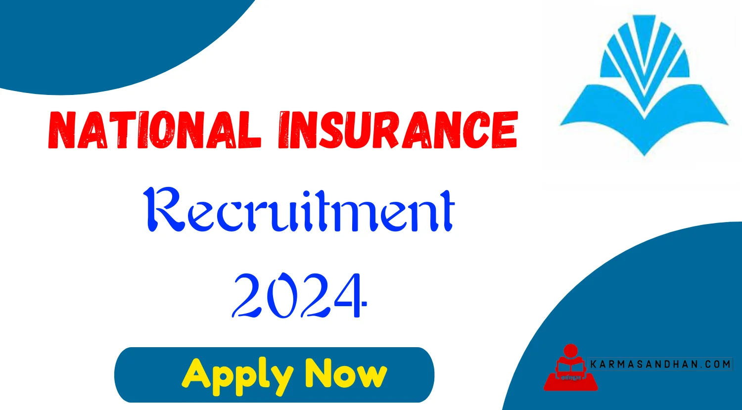 National Insurance Faculty Member Recruitment 2024