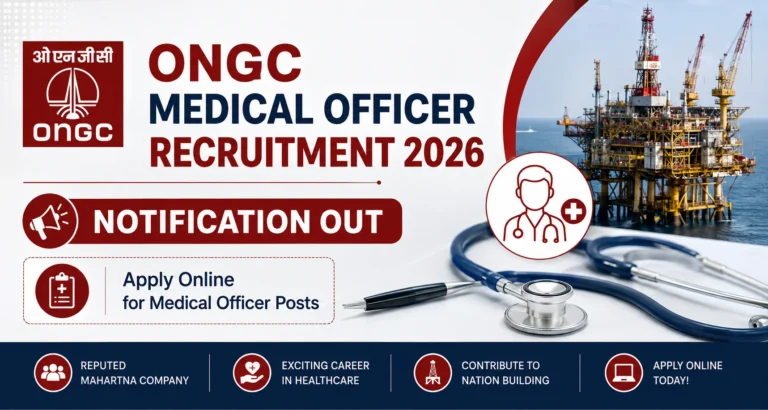ONGC Medical Officer Recruitment 2026 Notification Out, Apply Online 36 ONGC Medical Officer Recruitment 2026