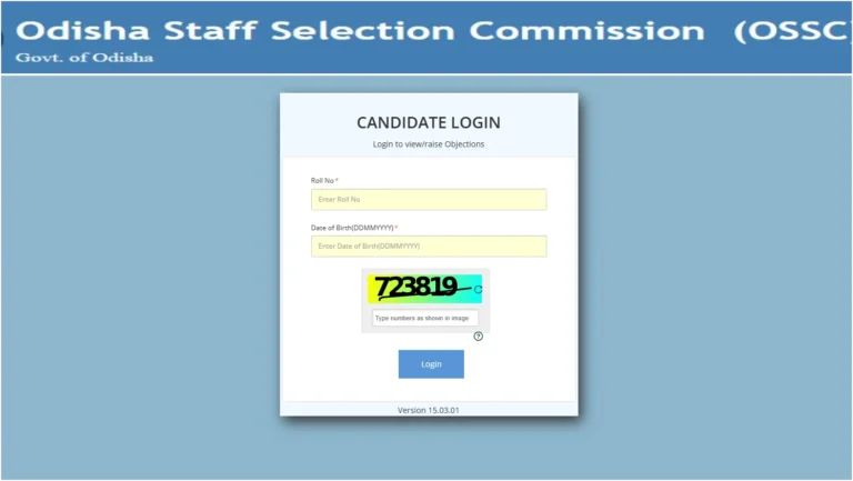 OSSC CGL Answer Key 2026 Out, Objection Link Active @ossc.gov.in 9 OSSC CGL Answer Key 2026 Out, Objection Link Active @ossc.gov.in