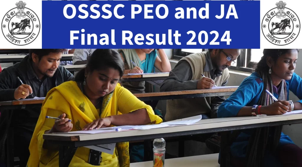 OSSSC PEO and JA Final Result 2024