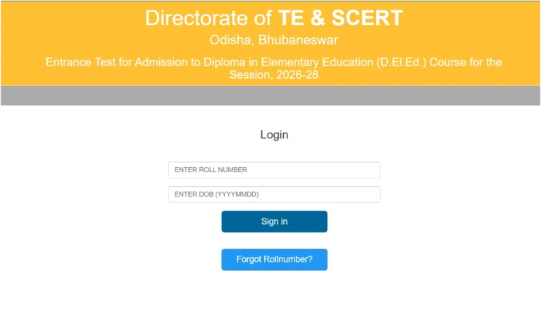 Odisha D.El.Ed. CT Result 2026 Out, Download Scorecard PDF @scert.samsodisha.gov.in 37 Odisha D.El.Ed. CT Result 2026