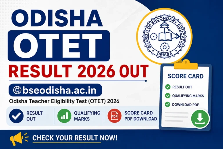 Odisha OTET Result 2026 Out @bseodisha.ac.in, Qualifying Marks, Score Card PDF Download Link Active 34 Odisha OTET Result 2026 Out @bseodisha.ac.in, Qualifying Marks, Score Card PDF Download Link Active