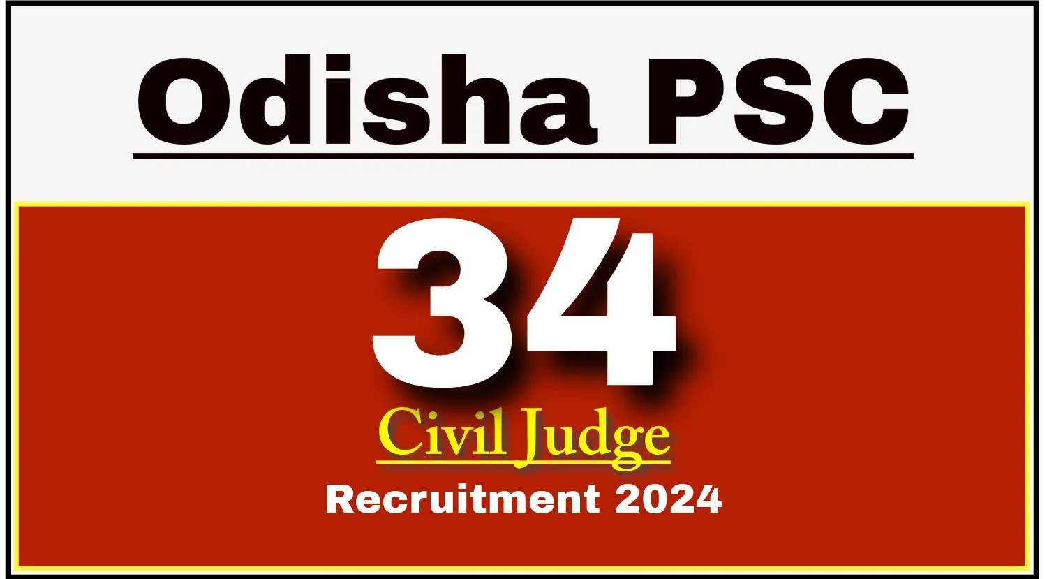 Odisha PSC Civil judge 2024