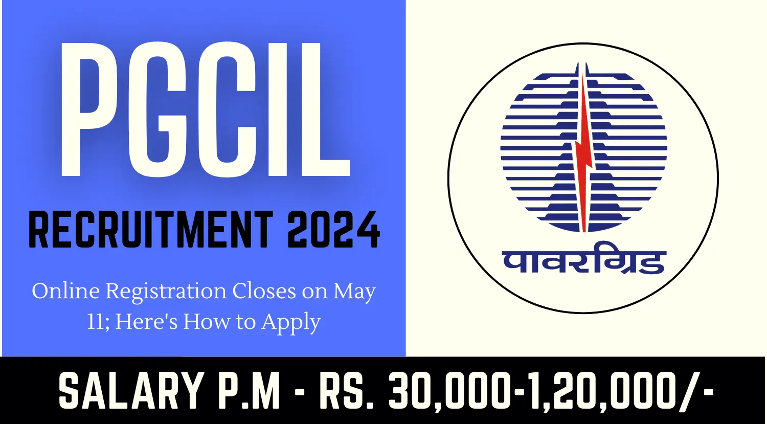PGCIL Recruitment 2024 Online Registration Closes on May 11 Heres How to Apply