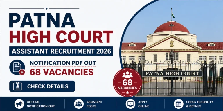Patna High Court Assistant Recruitment 2026 Notification PDF Out for 68 Vacancies, Check Details 37 Patna High Court Assistant Recruitment 2026 Notification PDF Out for 68 Vacancies, Check Details