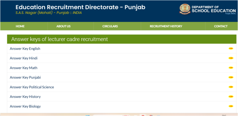 Punjab Lecturer Answer Key 2026 Out: Download PDF, Raise Objections by 5 October 8 Punjab Lecturer Answer Key 2026 Out Download PDF, Raise Objections by 5 October