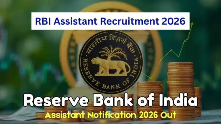 RBI Assistant Notification 2026 Out for 650 Posts, Apply Online by 9th March 31 RBI Assistant Recruitment 2026