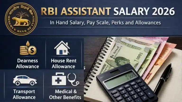RBI Assistant Salary 2026 In Hand Salary Pay Scale Perks and Allowances