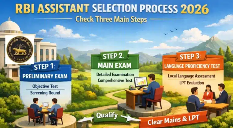 RBI Assistant Selection Process 2026 Check Three Main Steps