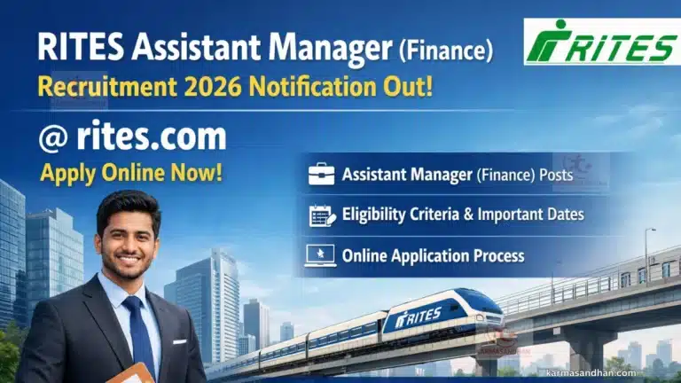 RITES Assistant Manager (Finance) Recruitment 2026 Notification Out @rites.com, Apply Online 40 RITES Assistant Manager (Finance) Recruitment 2026
