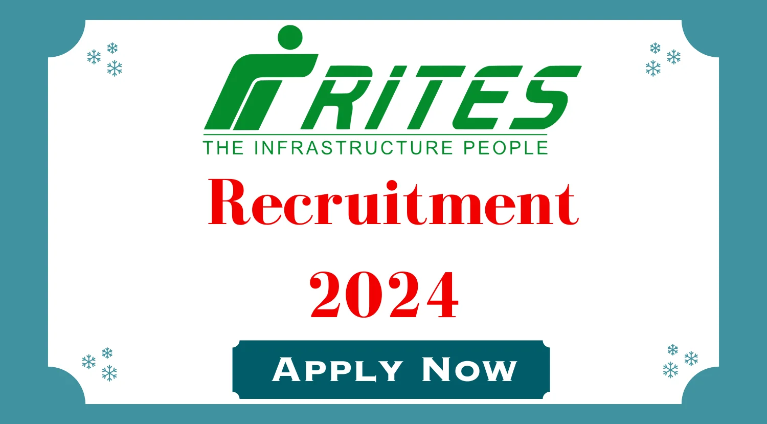 RITES Expert Consultant Recruitment 2024
