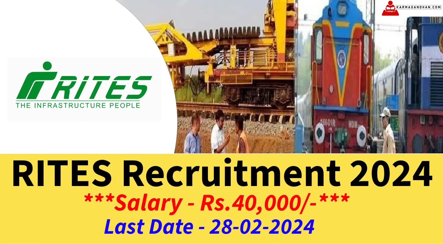 RITES Recruitment 2024 Notification out for Various Engineering Vacancies