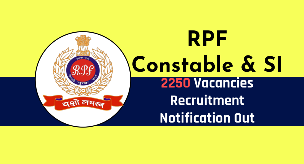 RPF Recruitment 2024 Notification