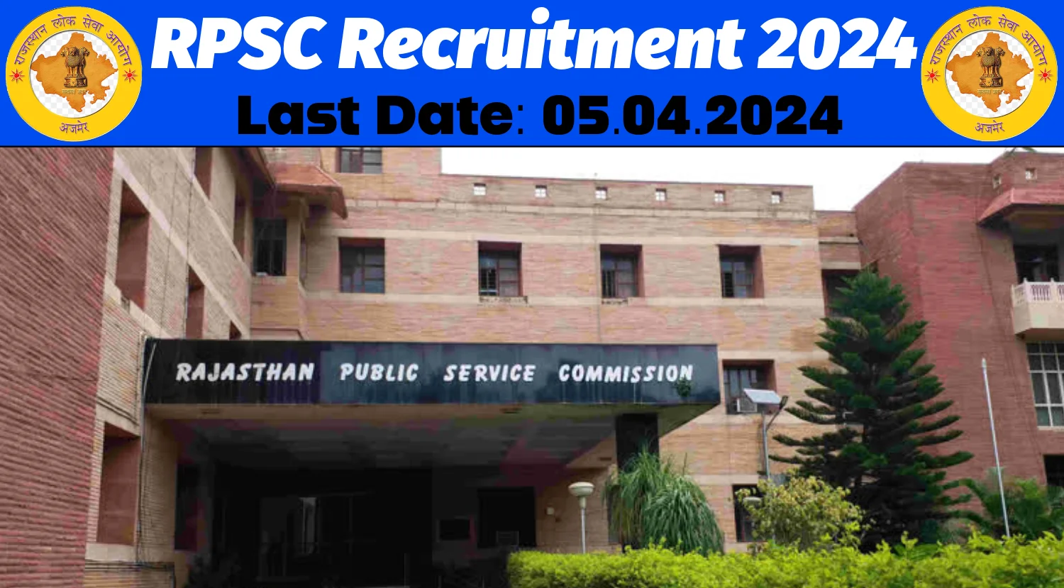 RPSC Agriculture Officer Recruitment 2024 Notification Out