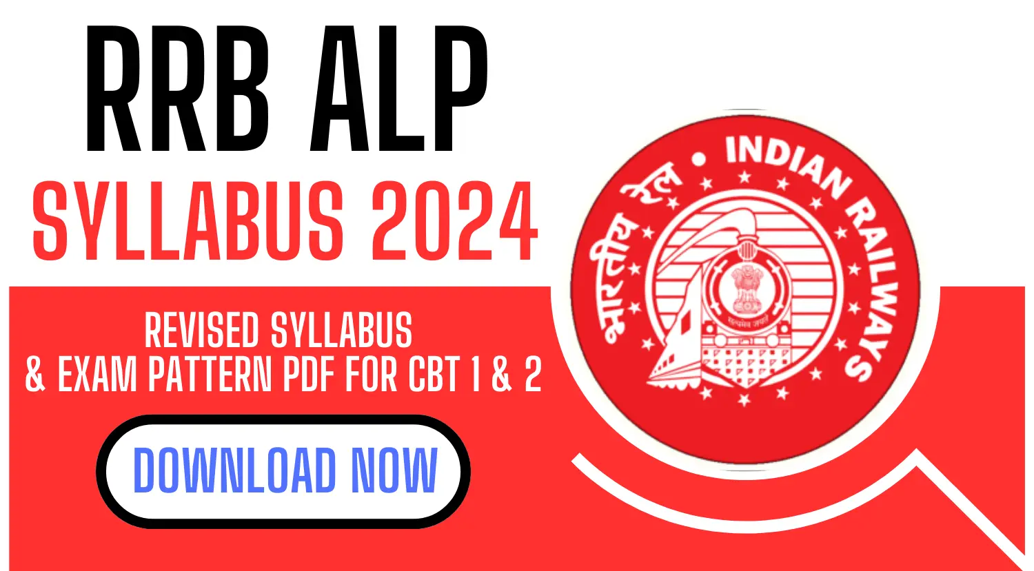 RRB ALP 2024 Revised Syllabus Exam Pattern PDF for CBT 1 2