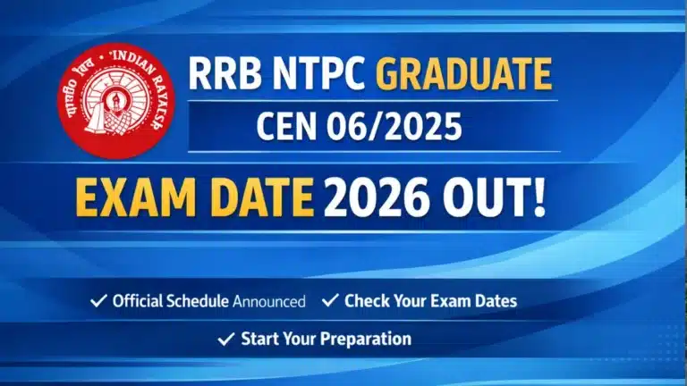 RRB NTPC Graduate CEN 06/2025 Exam Date Out, Check Official Exam Schedule Now 8 RRB NTPC Graduate CEN 06/2025 Exam Date Out, Check Official Exam Schedule Now