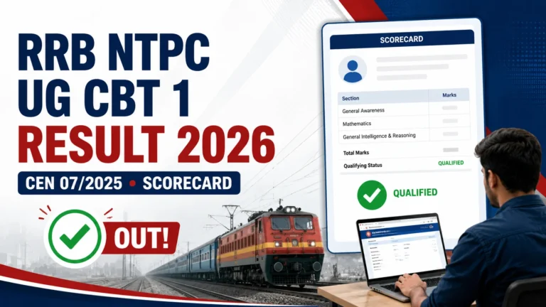 RRB NTPC UG CBT 1 Result 07/2025 OUT, Check Scorecard & Next Stage Details 28 RRB NTPC UG CBT 1 Result 072025 OUT, Check Scorecard & Next Stage Details