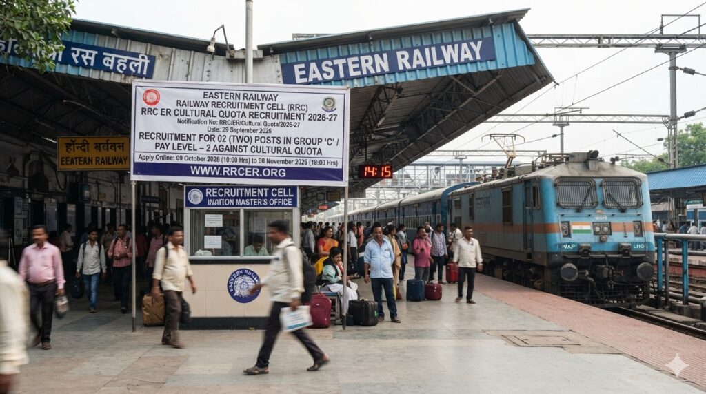 RRC ER Cultural Quota Recruitment 2026 Notification Out, Apply Online at Eastern Railway 1 RRC ER Cultural Quota Recruitment 2026 Notification Out, Apply Online at Eastern Railway