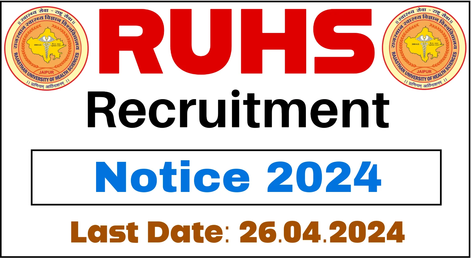 RUHS Recruitment 2024