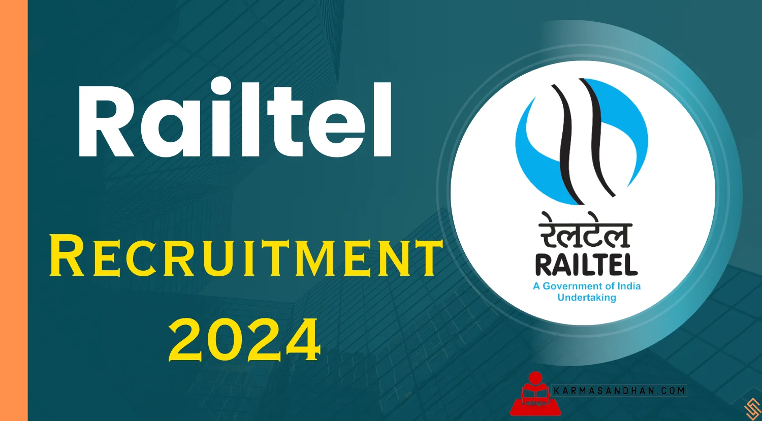 Railtel AssttGM SR Manager Recruitment 2024