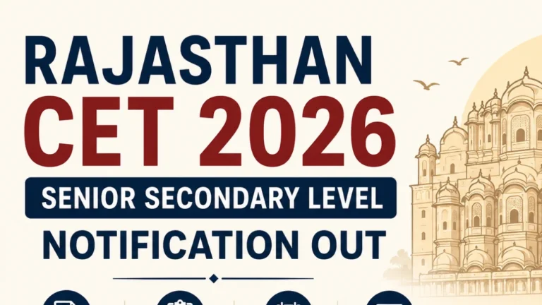 Rajasthan CET 2026 Senior Secondary Level Notification Out @rssb.rajasthan.gov.in for Various Group C Posts 18 Rajasthan CET 2026 Senior Secondary Level Notification Out @rssb.rajasthan.gov.in for Various Group C Posts