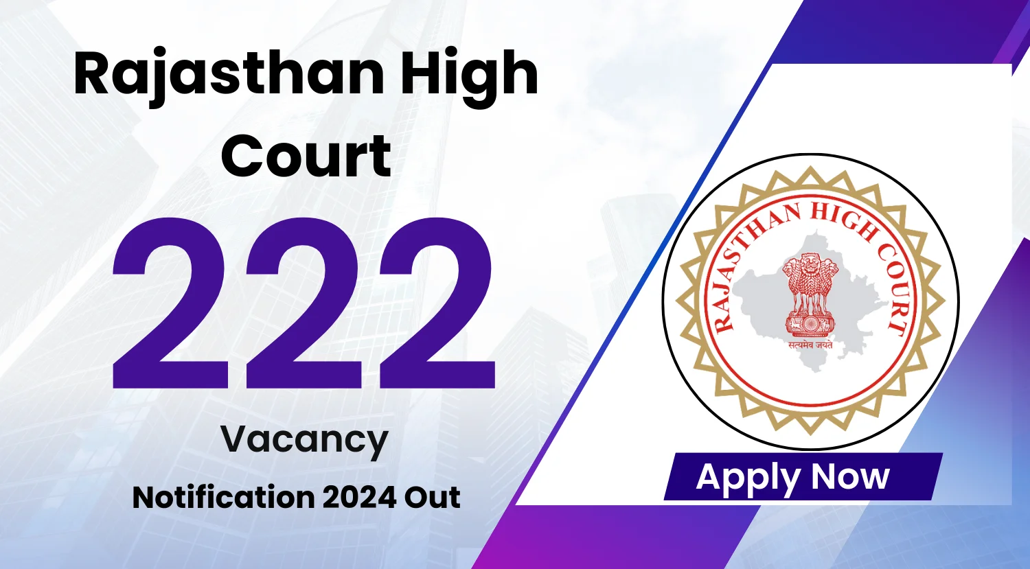 Rajasthan High Court Civil Judge Recruitment 2024