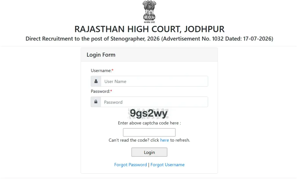 Rajasthan High Court Stenographer Admit Card 2026 Out: Download Admission Card for 163 Posts, Skill Test from 28 October 1 Rajasthan High Court Stenographer Admit Card 2026 Out Download Admission Card for 163 Posts, Skill Test from 28 October