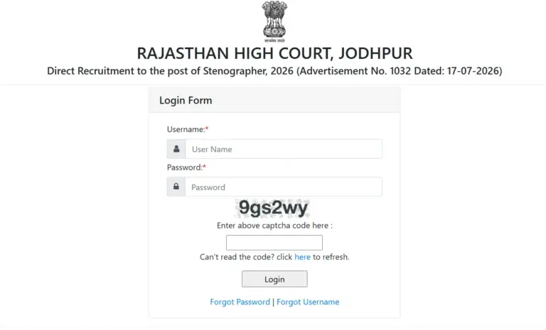 Rajasthan High Court Stenographer Admit Card 2026 Out: Download Admission Card for 163 Posts, Skill Test from 28 October 24 Rajasthan High Court Stenographer Admit Card 2026 Out Download Admission Card for 163 Posts, Skill Test from 28 October