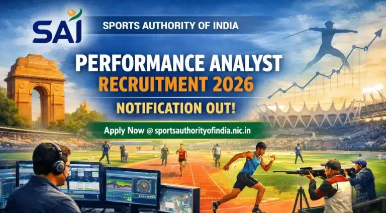 SAI Performance Analyst Intake Notification 2026 OUT @sportsauthorityofindia.nic.in, Apply Online 16 SAI Performance Analyst Intake Notification 2026