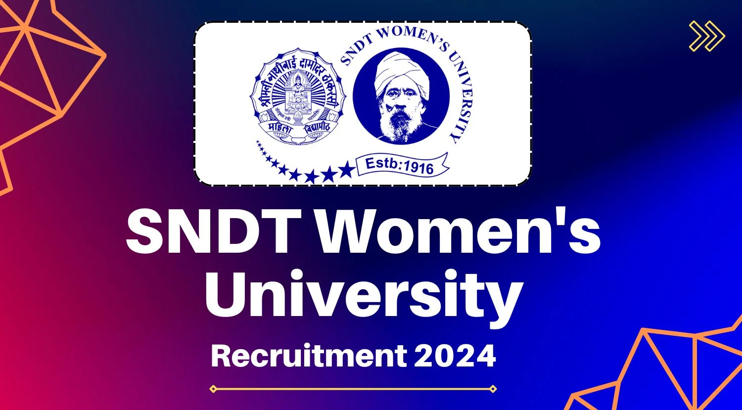 SNDT Womens University Deputy Registrar and Office Superintendent Recruitment 2024