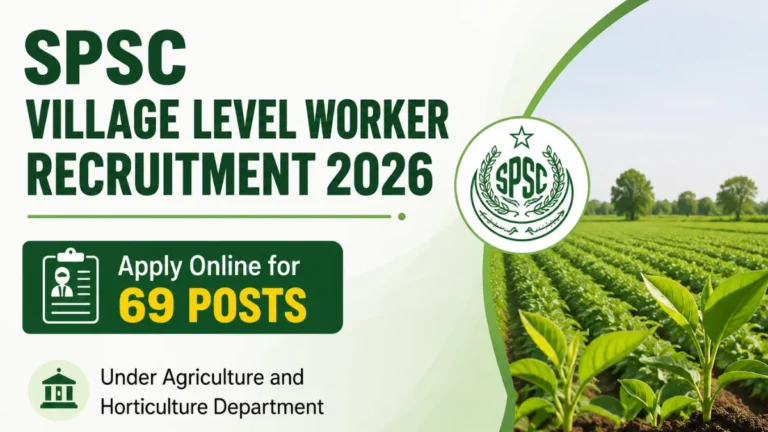 SPSC Village Level Worker Recruitment 2026: Apply Online for 69 VLW Posts under Agriculture and Horticulture Department 23 SPSC Village Level Worker Recruitment 2026: Apply Online for 69 VLW Posts under Agriculture and Horticulture Department