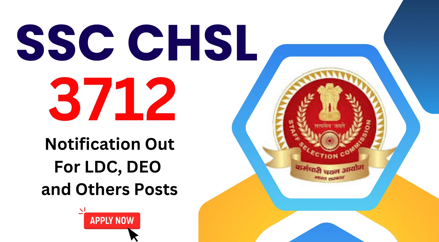 SSC CHSL 2024 Application 2024
