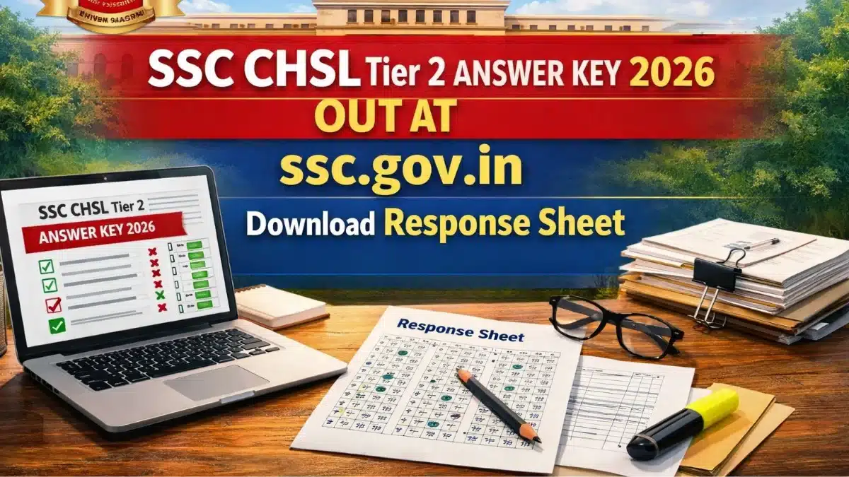 SSC CHSL Tier 2 Answer Key 2026 Out at ssc.gov.in, Download Response ...