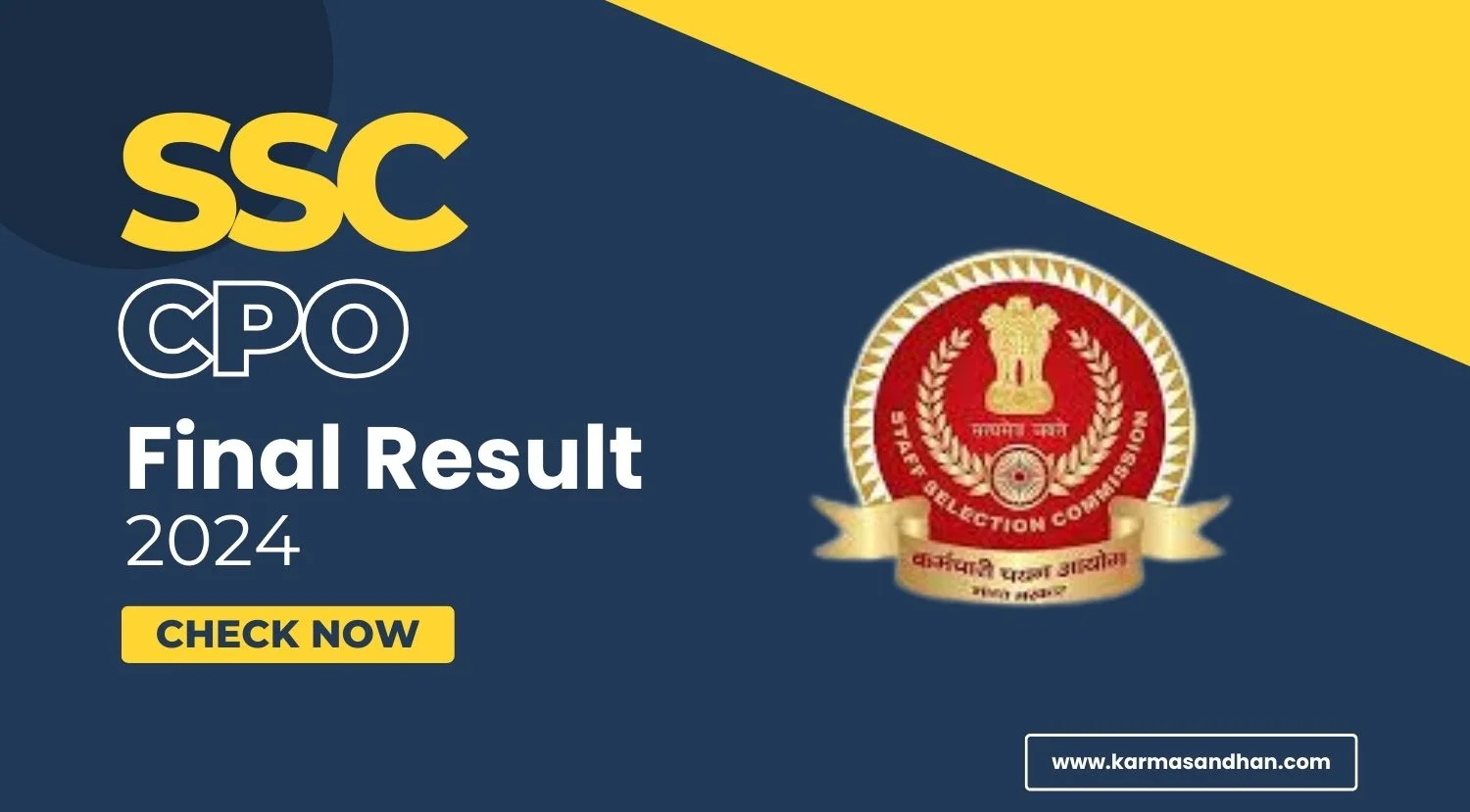 SSC CPO Final Result 2024