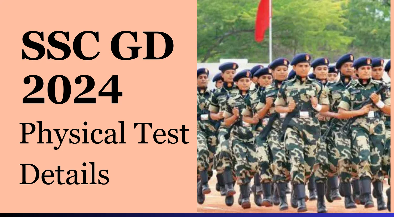 SSC GD Physical Test Date 2024, Check SSC Constable GD PET and PST Details Here Now