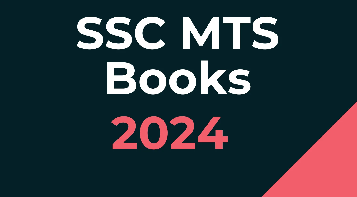 SSC MTS Books 2024