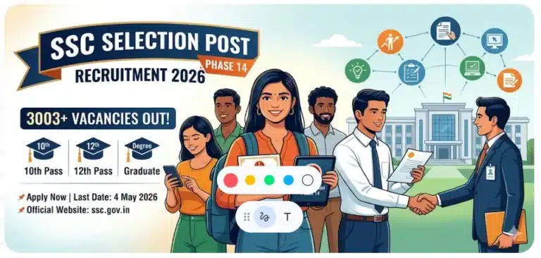 SSC Selection Post Phase 14 Exam date 2026 OUT, Check CBT Exam Schedule 14 SSC Selection Post Phase 14 Recruitment 2026