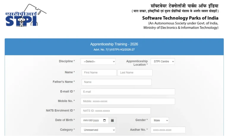STPI Apprentice Recruitment 2026 Notification Out, Apply Online For 15 Vacancies 29 STPI Apprentice Recruitment 2026 Notification Out, Apply Online For 15 Vacancies