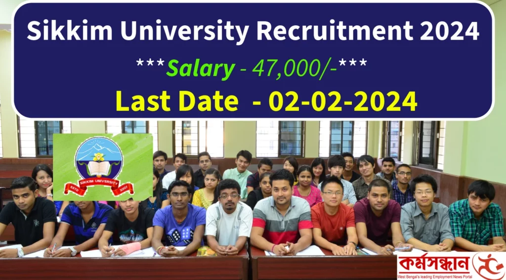 Sikkim University Recruitment 2024